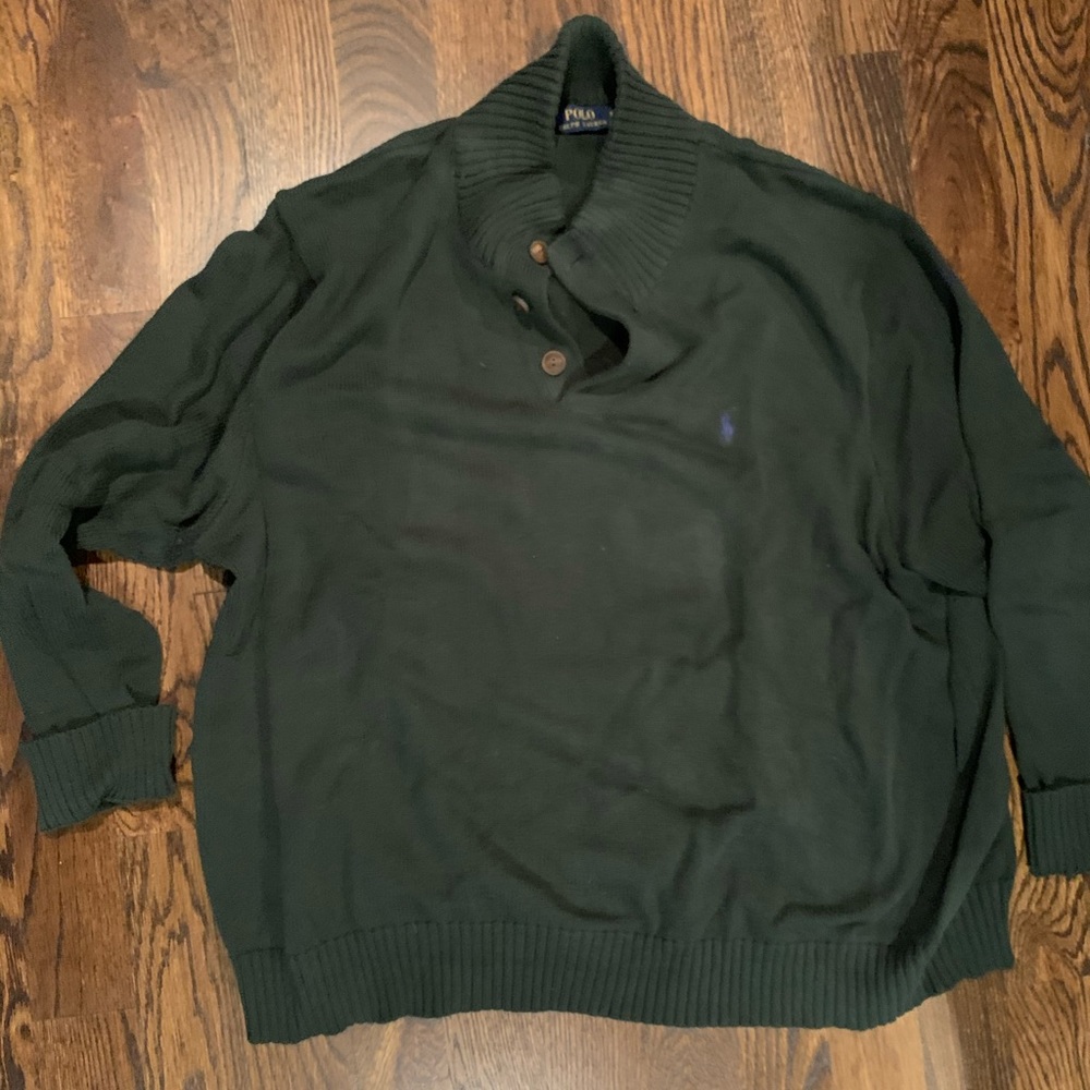Green RL sweater